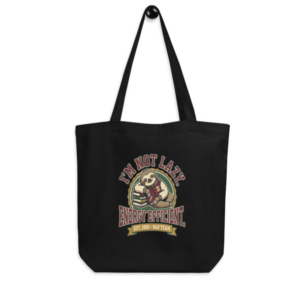 Eco Tote Bag Vintage College Style Graphic