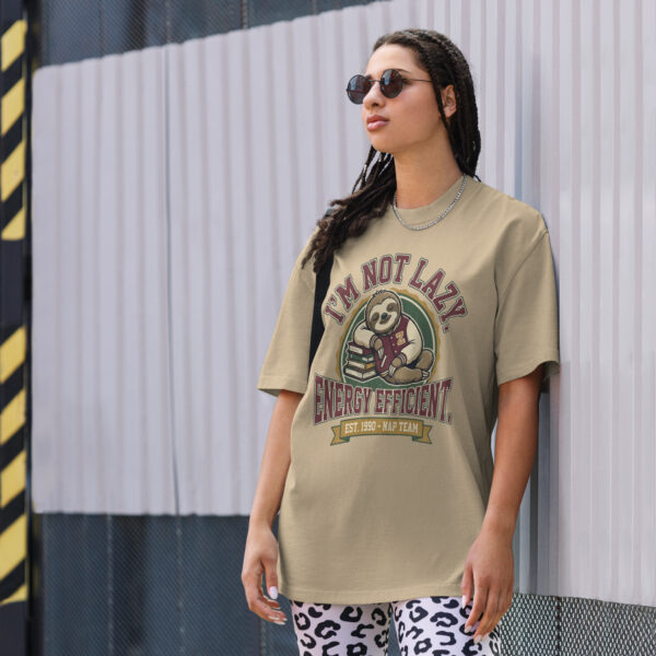 Oversized faded t-shirt Vintage College Style Graphic