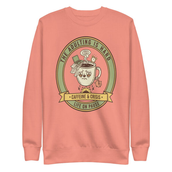 Unisex Premium Sweatshirt Vintage College Style Graphic