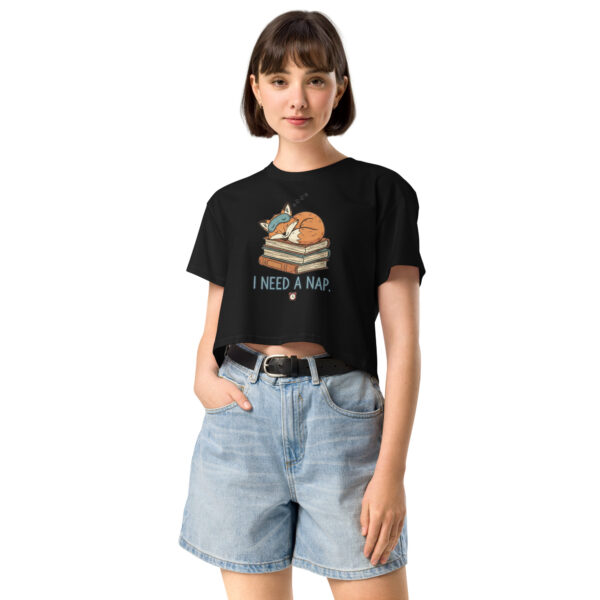 Women’s crop top Vintage College Style Graphic